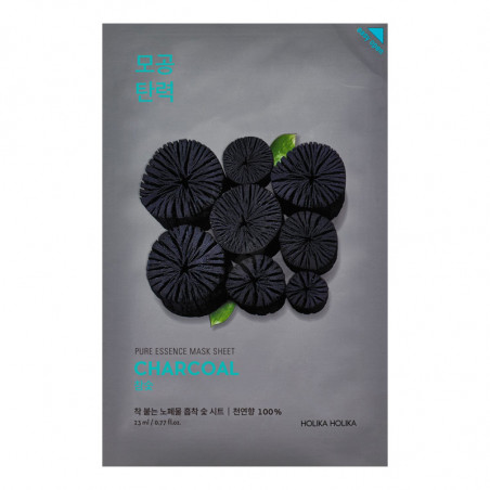 HOLIKA HOLIKA Pure Essence Mask Sheet Charcoal 23ml HOLIKA HOLIKA Pure Essence Mask Sheet Charcoal 23ml