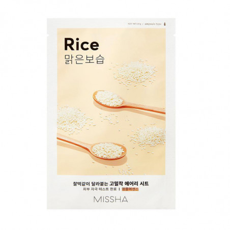 MISSHA Airy Fit Sheet Mask Rice 25ml MISSHA Airy Fit Sheet Mask Rice 25ml