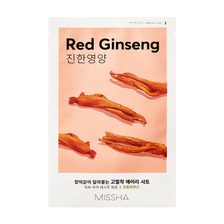 MISSHA Airy Fit Sheet Mask Red Ginseng 25ml MISSHA Airy Fit Sheet Mask Red Ginseng 25ml